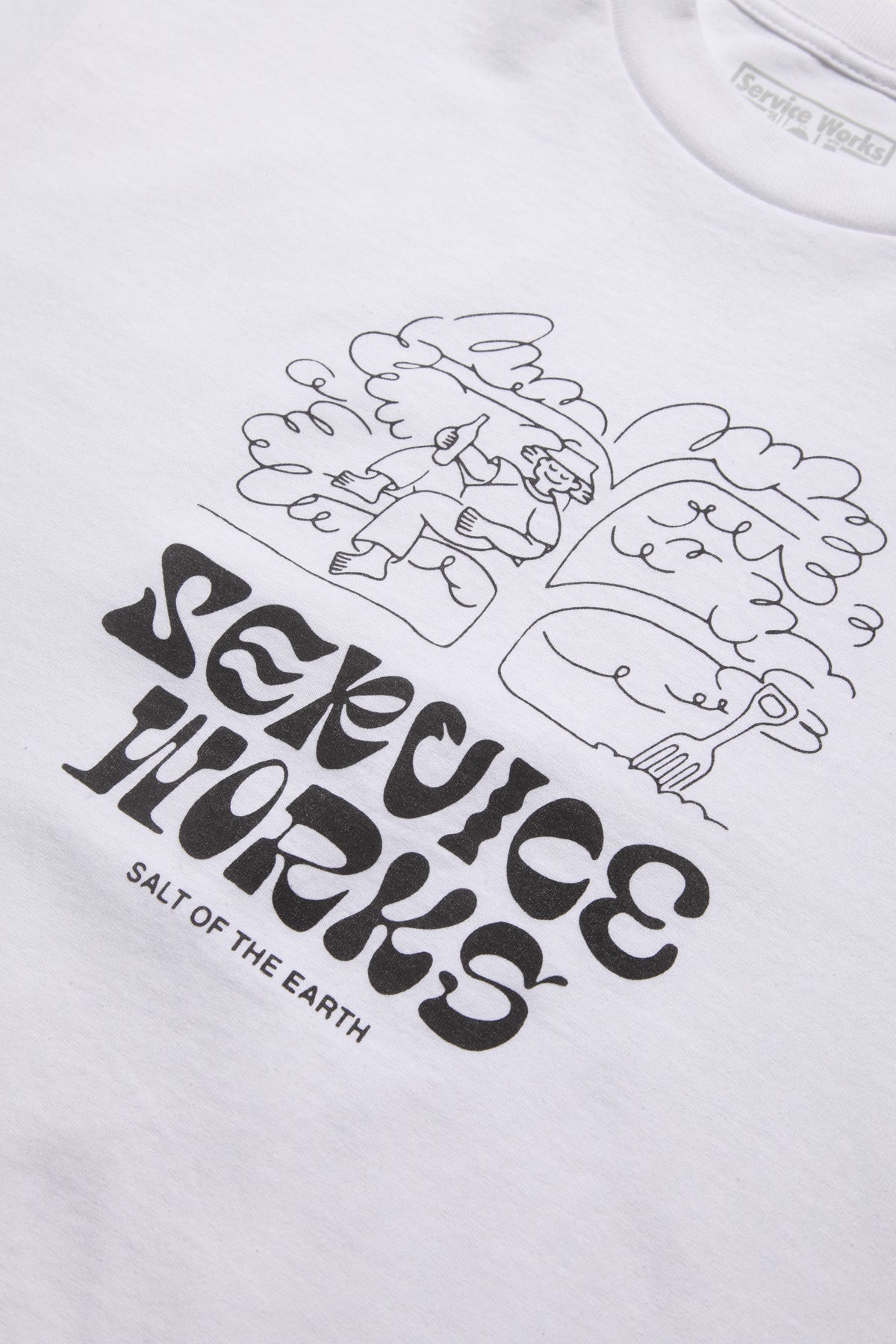 Service Works - Salt of the Earth Tee - White