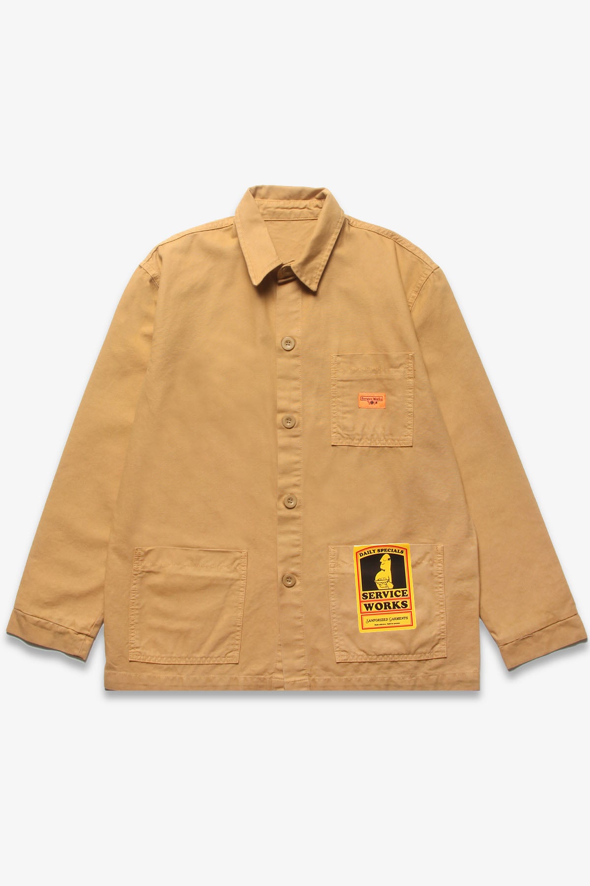 Service Works Coverall Jacket Tan Blacksmith Store