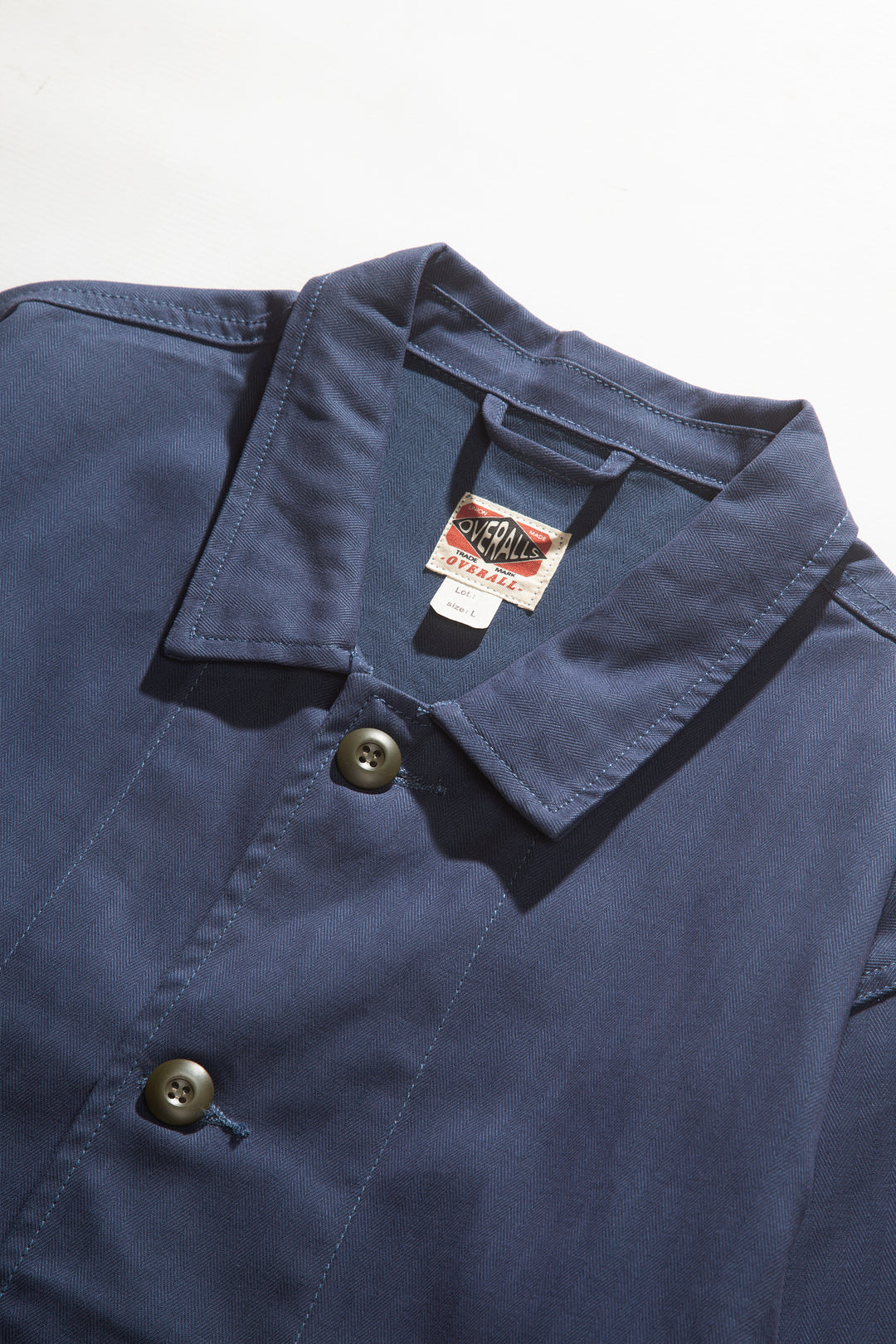 Red Ruggison - Twill Military Work Jacket - Navy