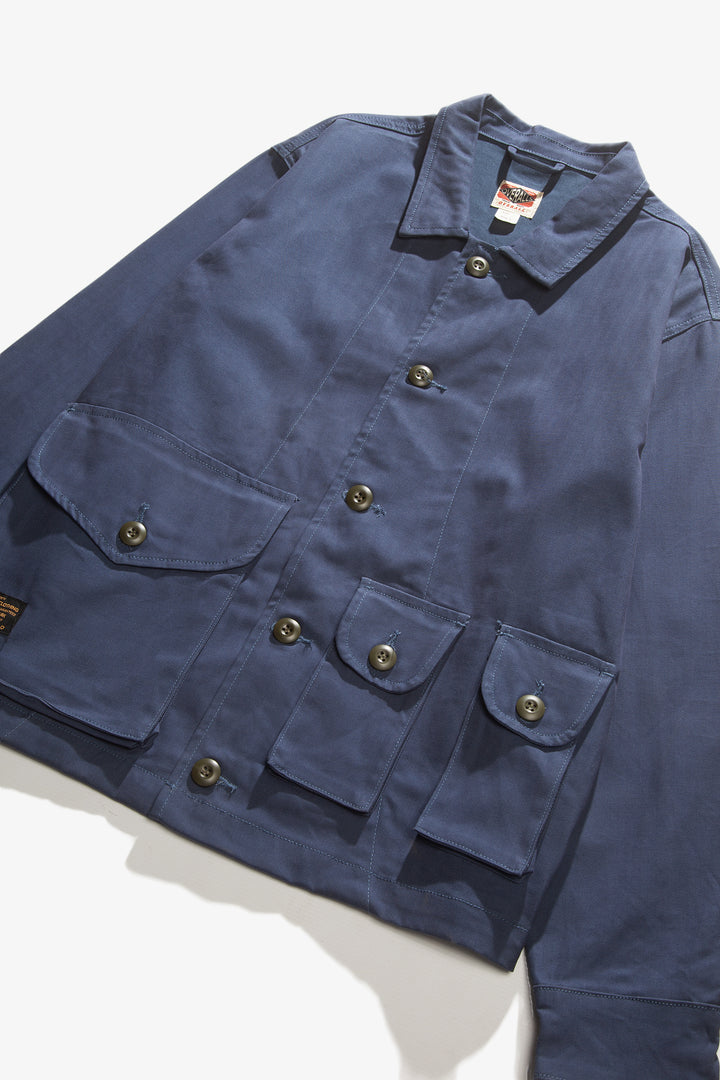 Red Ruggison - Twill Military Work Jacket - Navy