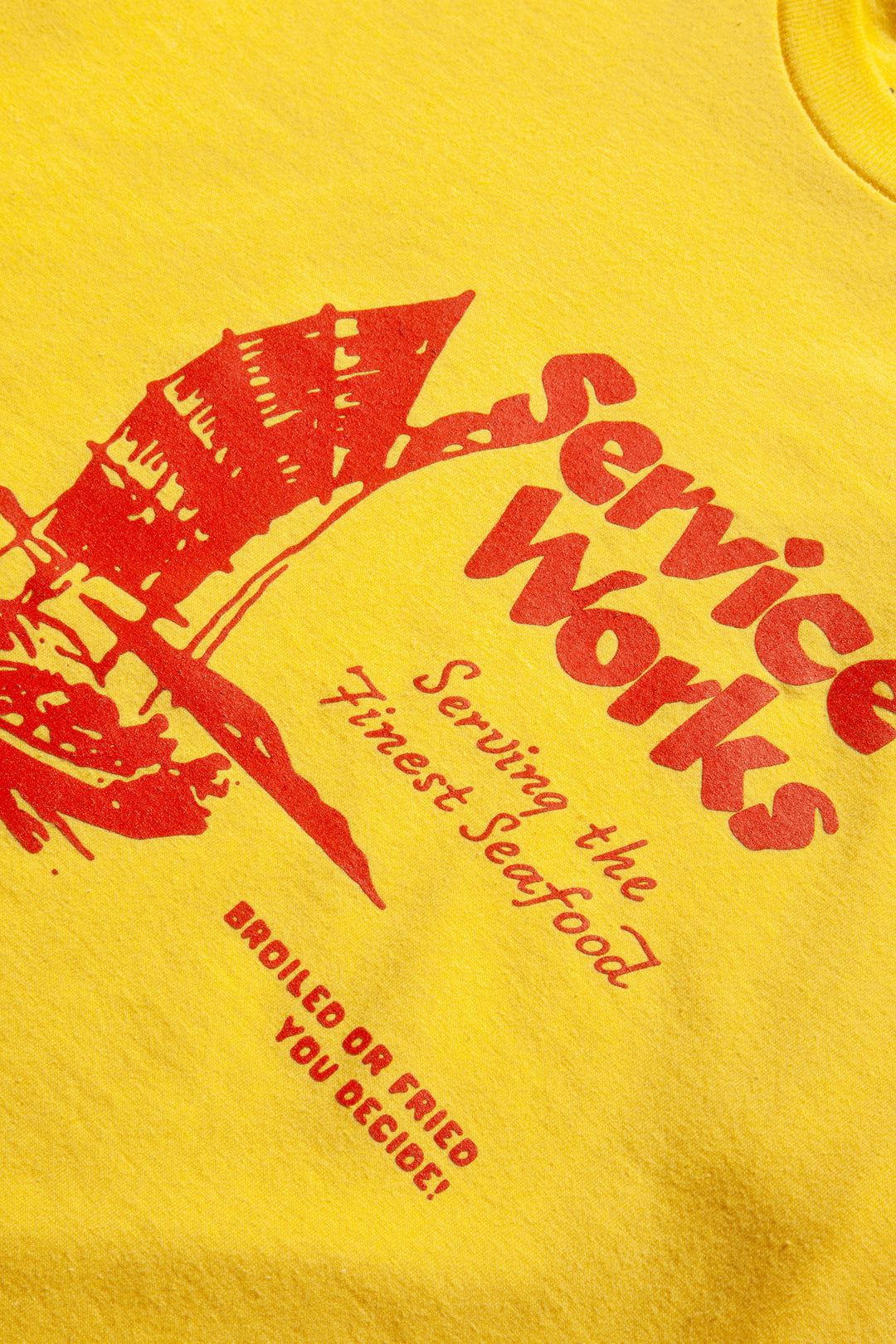 Service Works - Sail Away Tee - Yellow