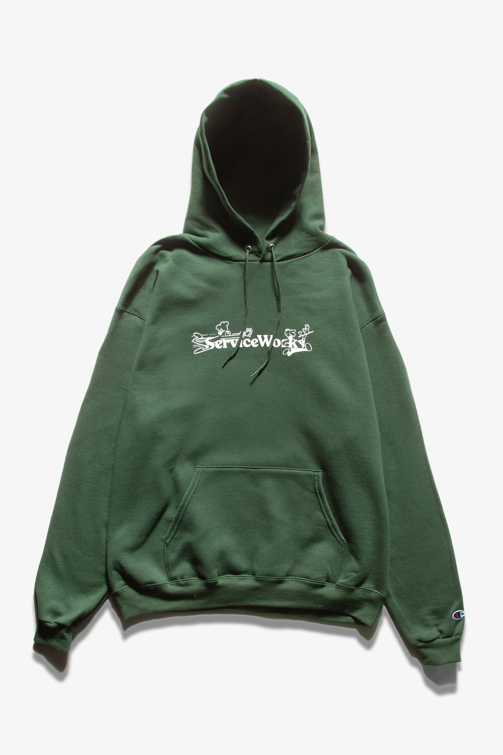 Forest green champion sweater on sale