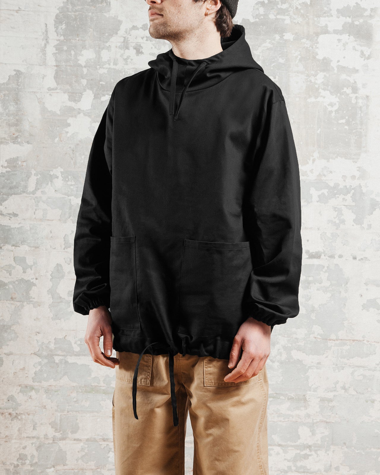 Pullover smock jacket deals