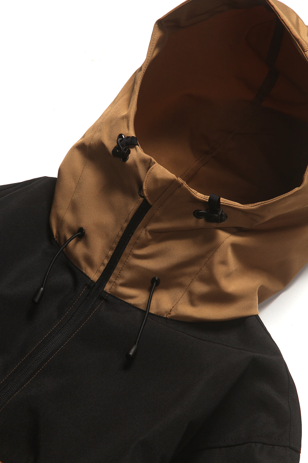 United Athle - 7489 Two Tone Shell Parka - Tan/Black