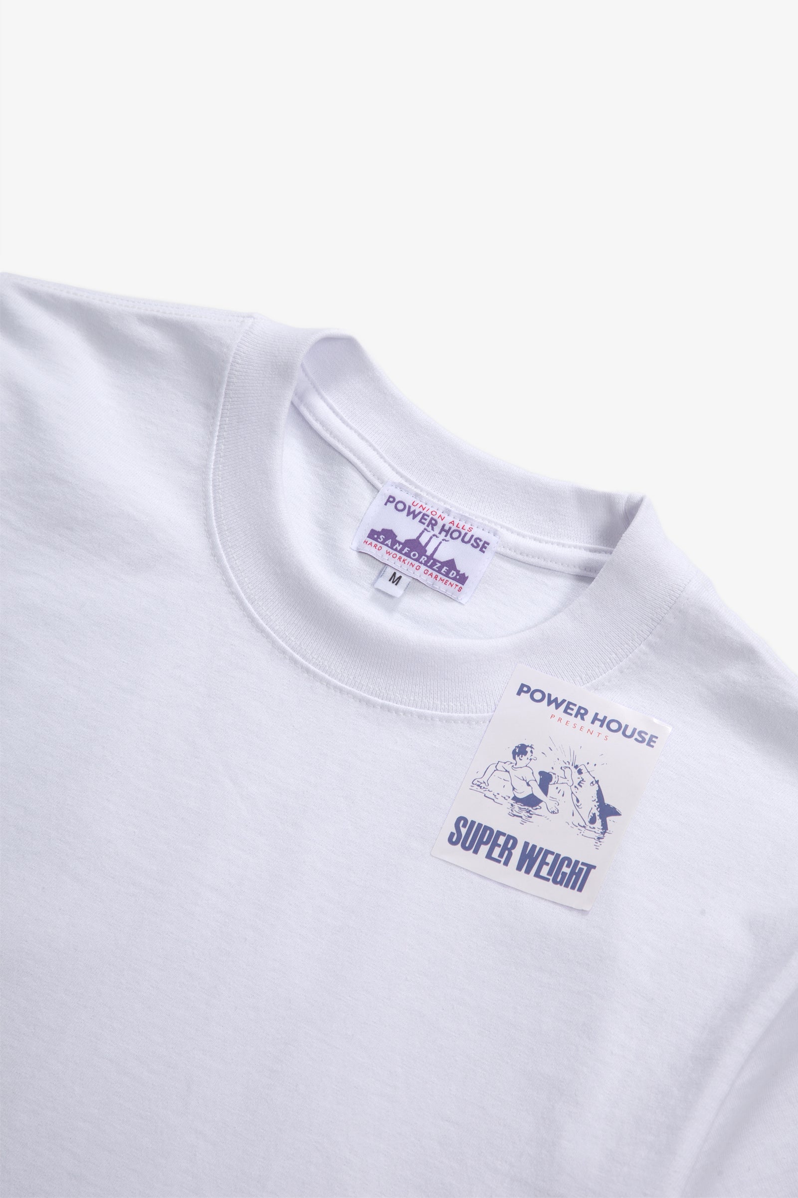 Power House - Super Weight T-Shirt - White