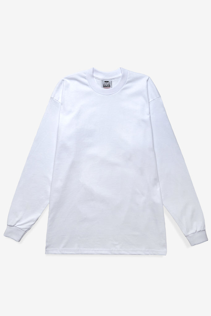 Pro Club Heavyweight Long Sleeve T Shirt White